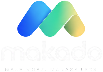 makado lockup stacked white
